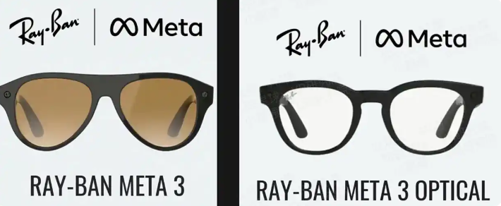 Meta雷朋第三代智能眼镜亮相在即三星微